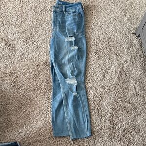 Old Navy Distressed Blue Jeans